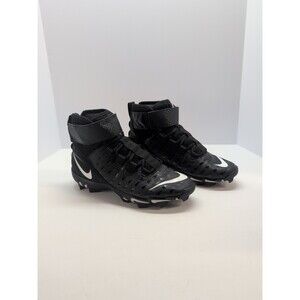 Nike Alpha Menace Pro 2 Football Cleats Black White AQ7722-001 Men’s 10.5 High